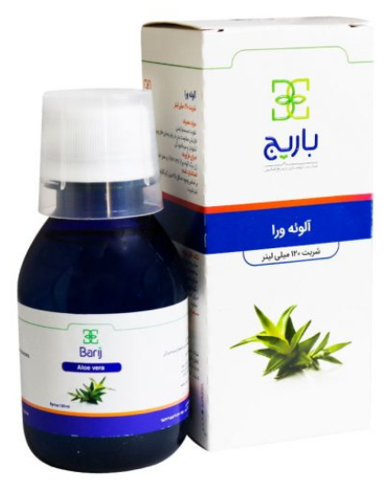 شربت گیاهی آلوئه ورا 120 میلی لیتر باریج