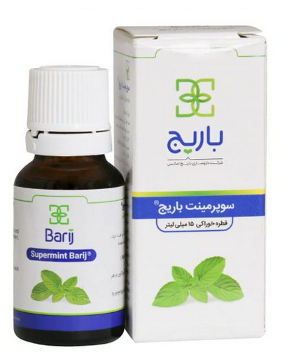 قطره خوراکی سوپرمینت 15 میلی باریج