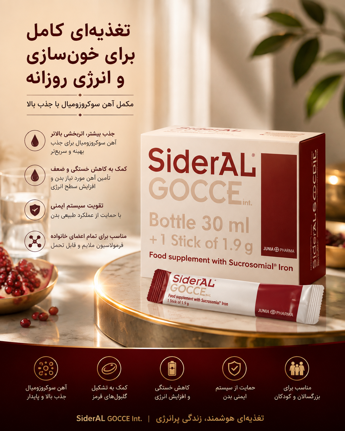 قطره آهن سیدرال گوچه جونیا فارما